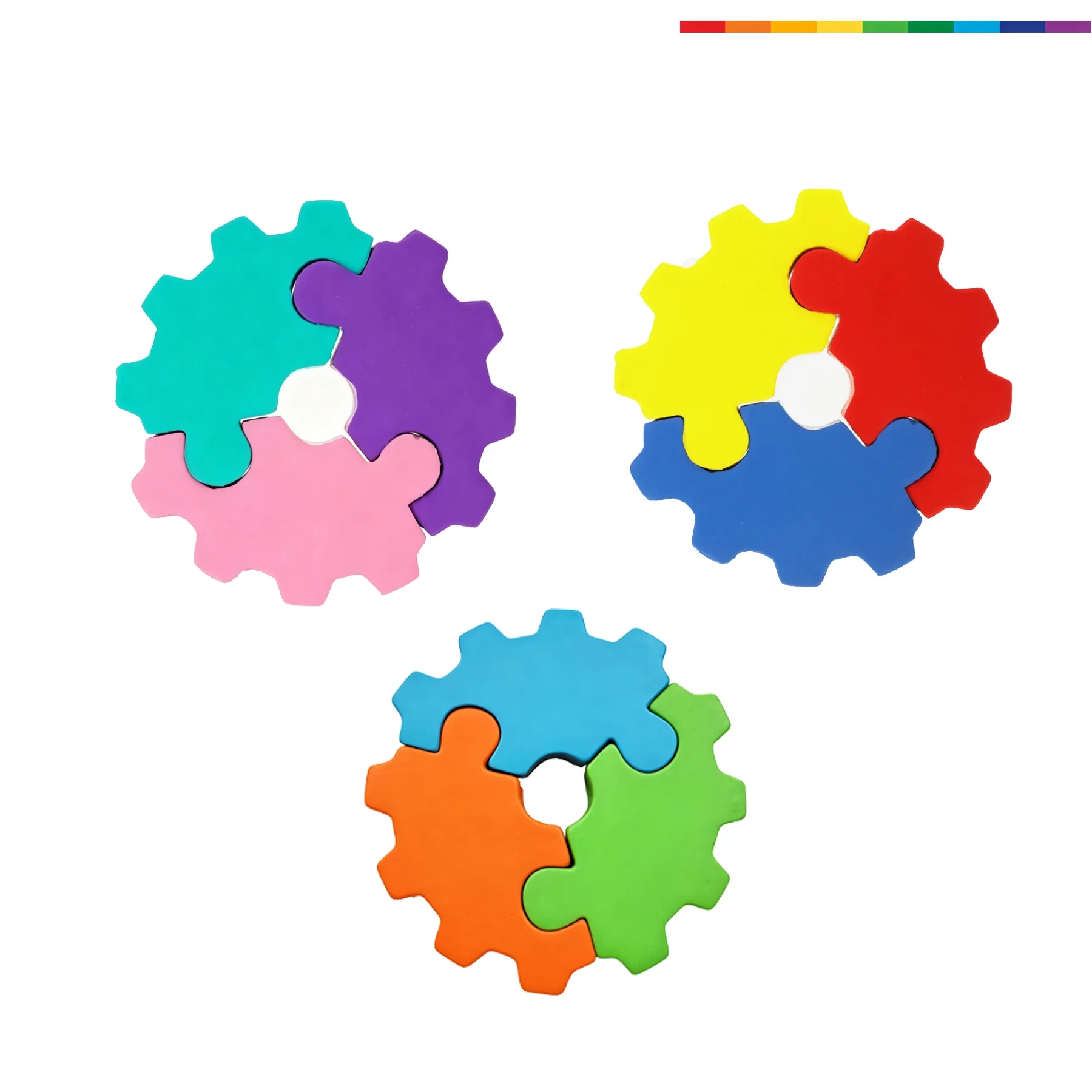 Gear Puzzle PU Foam Stress Reliever For Team Building - Image 3