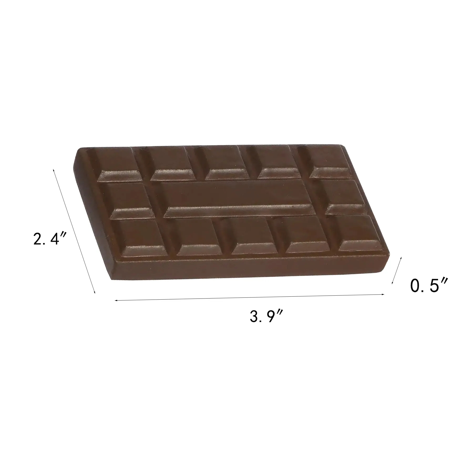 Chocolate Bar PU Foam Stress Reliever For Food Brands - Image 2