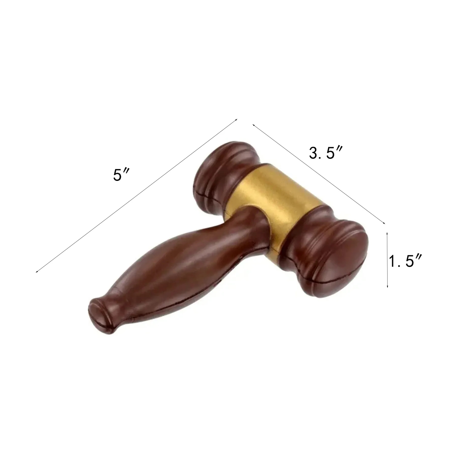 Gavel PU Foam Stress Reliever For Legal Office Desks - Image 2