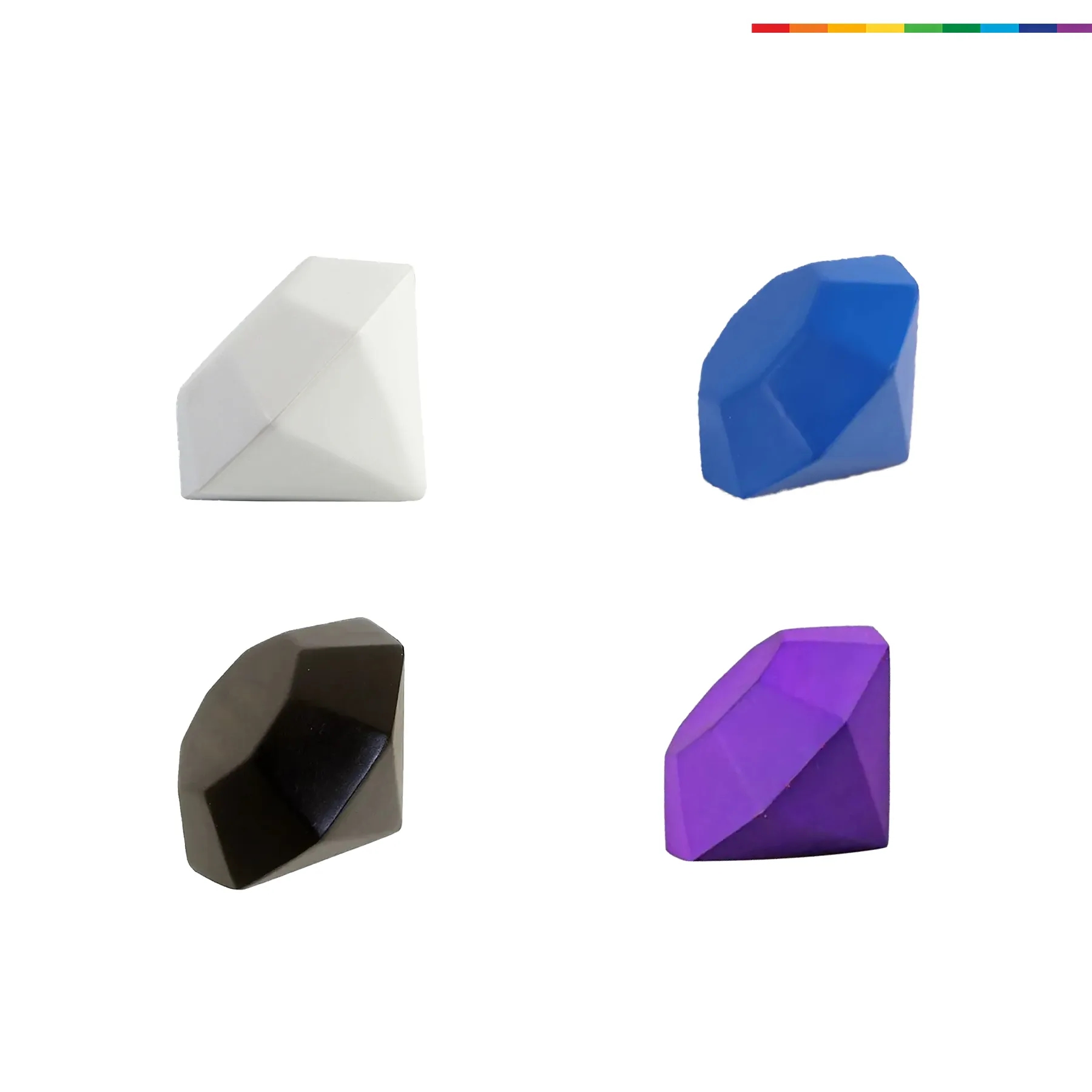 Diamond Shaped PU Foam Stress Reliever For Desk Focus - Image 3