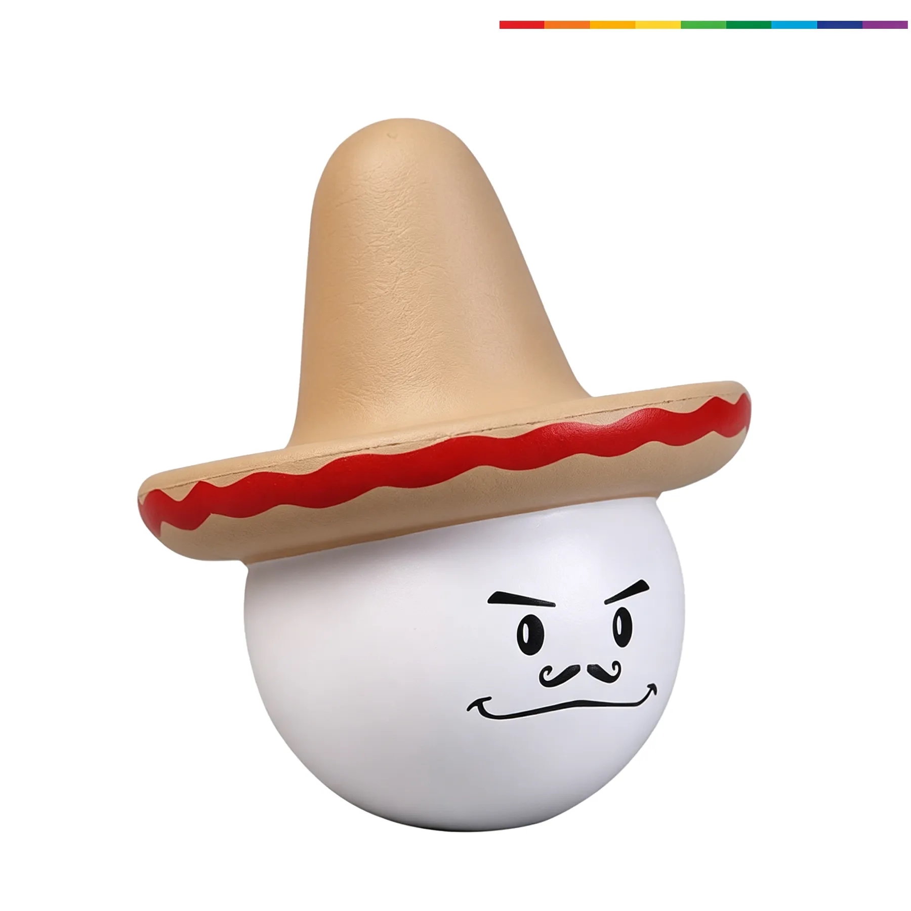 Sombrero Face PU Foam Stress Reliever For Fiesta Events - Image 3