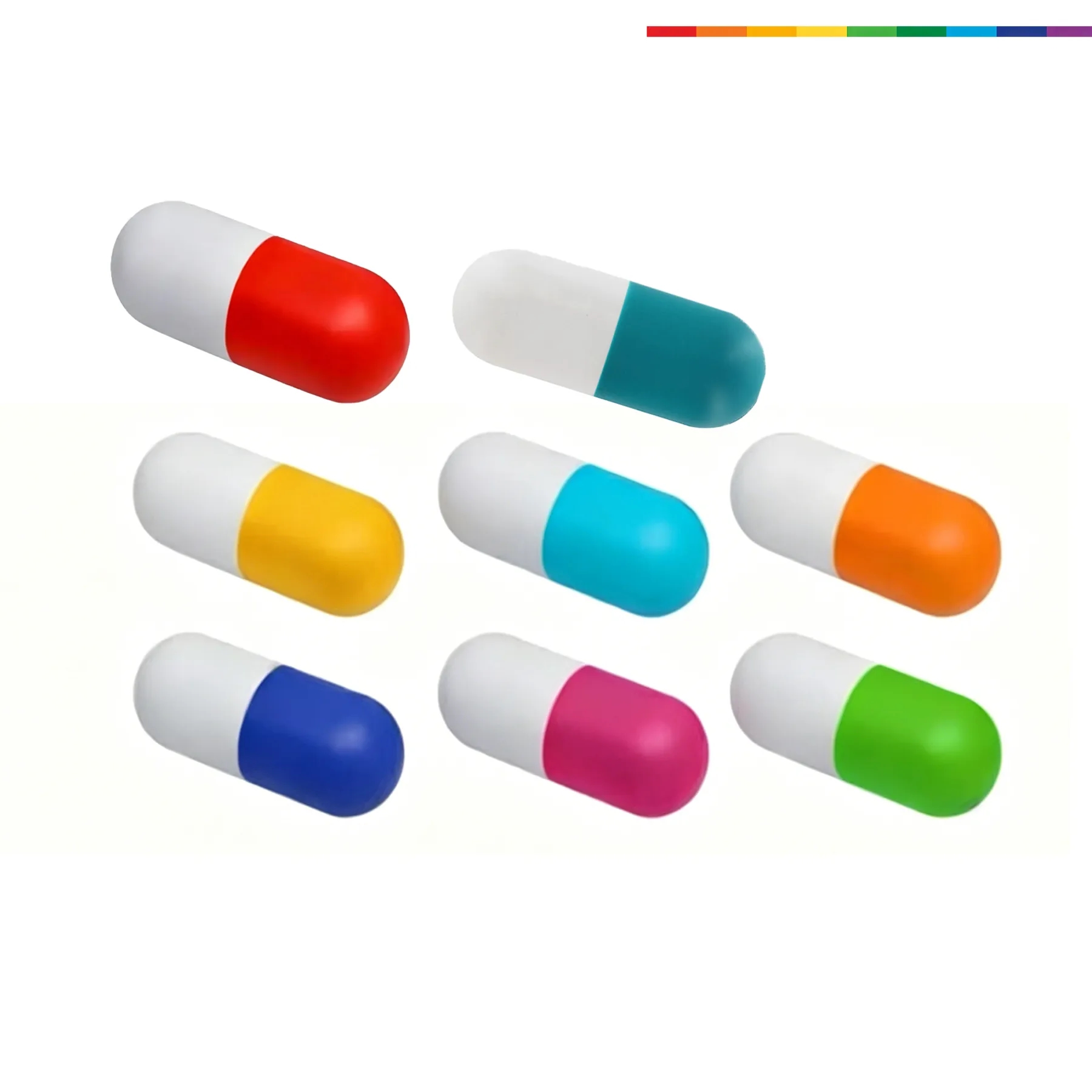 Pill Capsule PU Foam Stress Reliever For Healthcare - Image 3