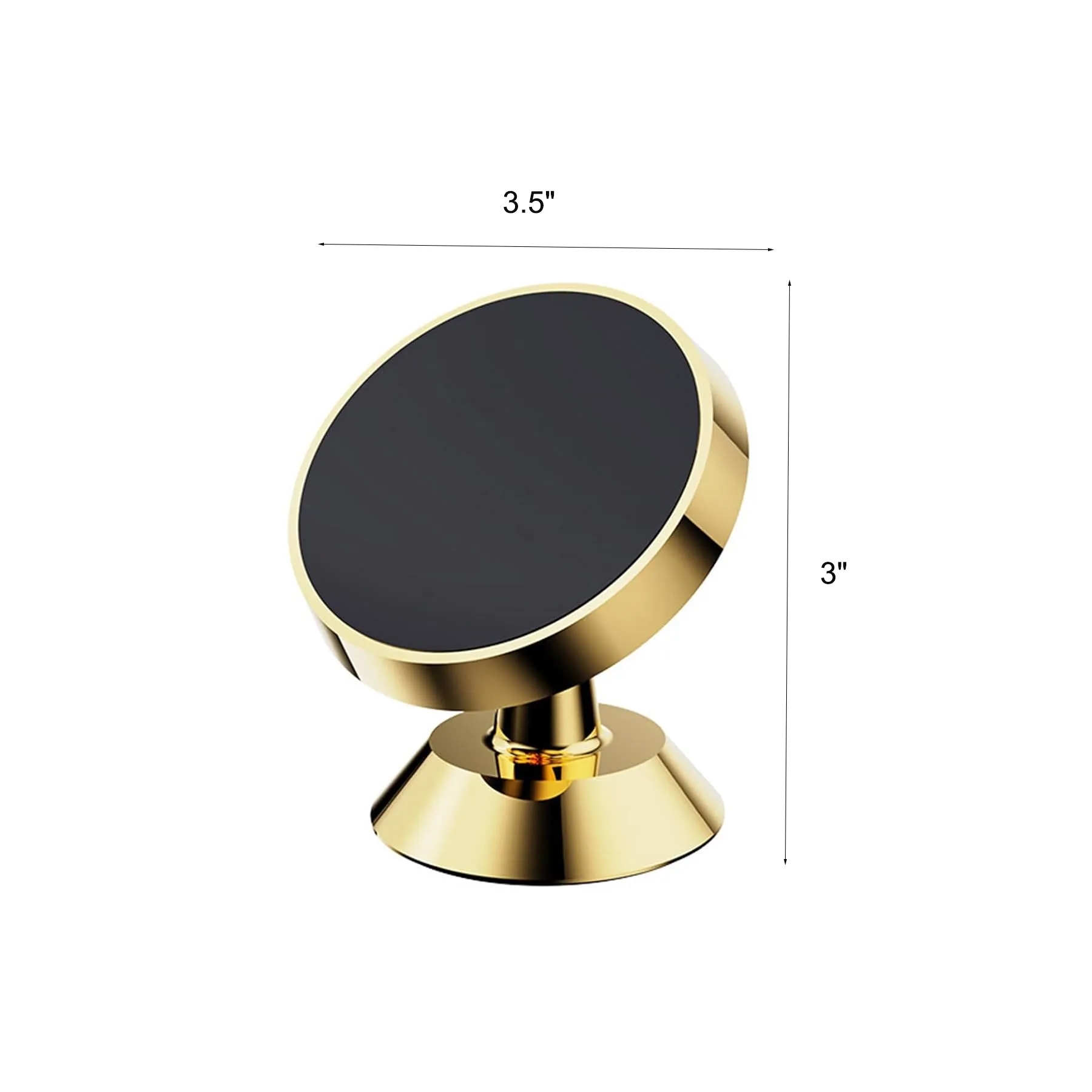 Magnetic Metal Car Phone Holder For Daily Dashboard Use - Image 2