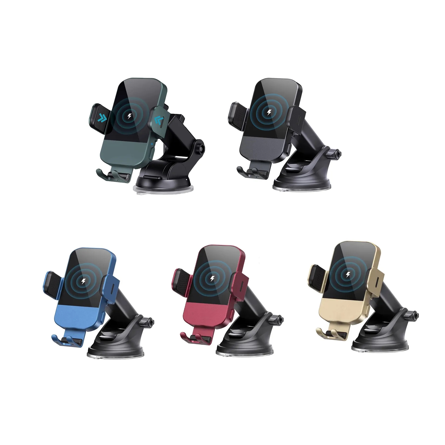 Smart Sensor 15W Car Wireless Charger Phone Holder - Image 3