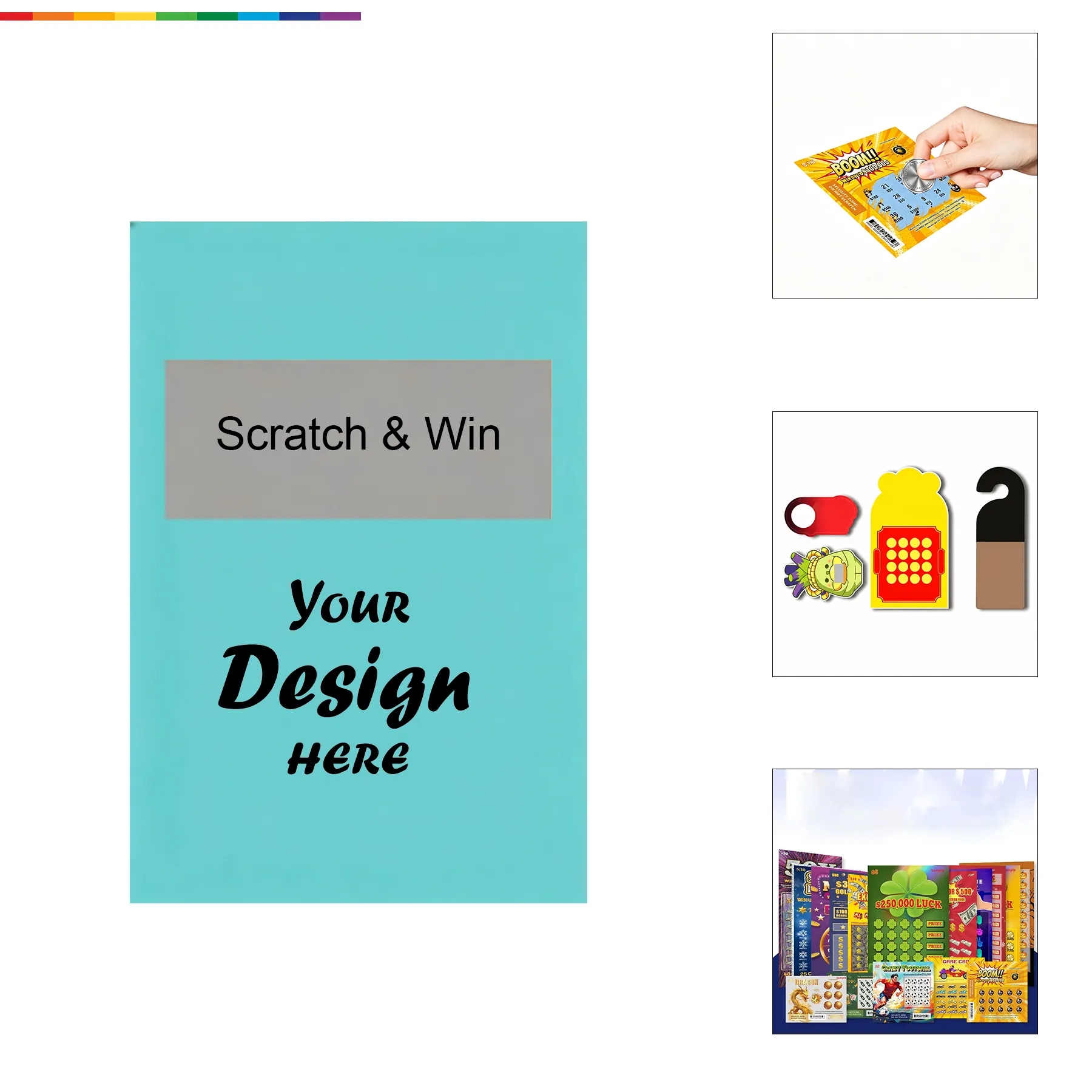Custom Scratch Off Prize Cards For Back To School Events