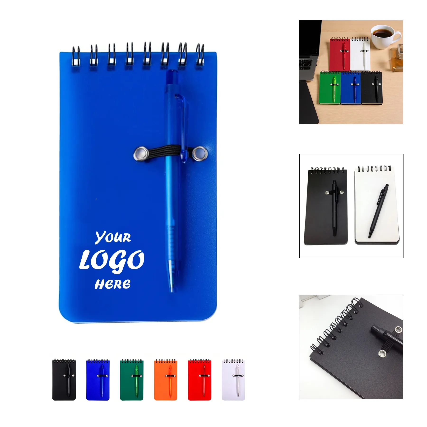 Pocket Spiral Notepad With Pen For School And Office