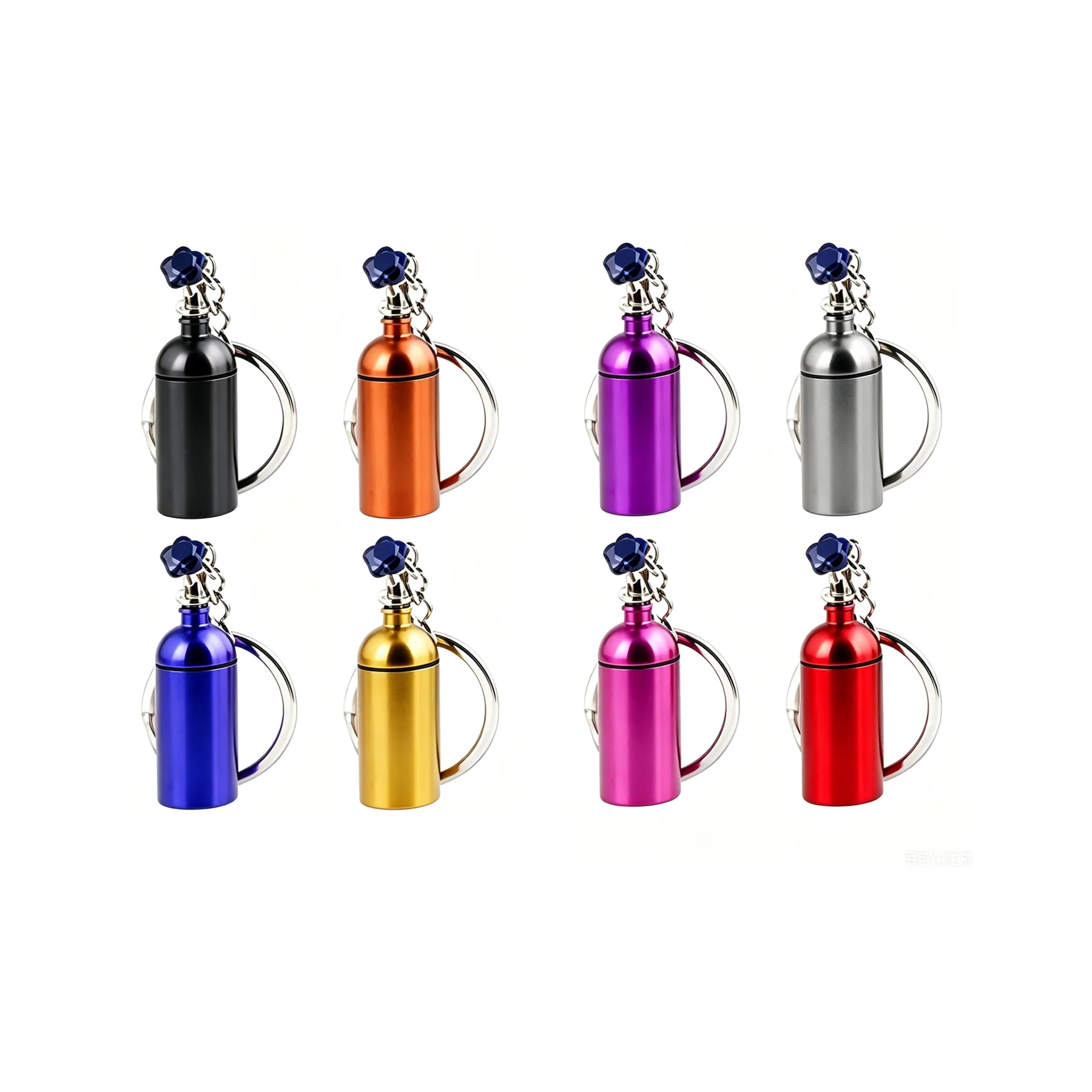 Waterproof Aluminum Pill Box Keychain For Outdoors - Image 3