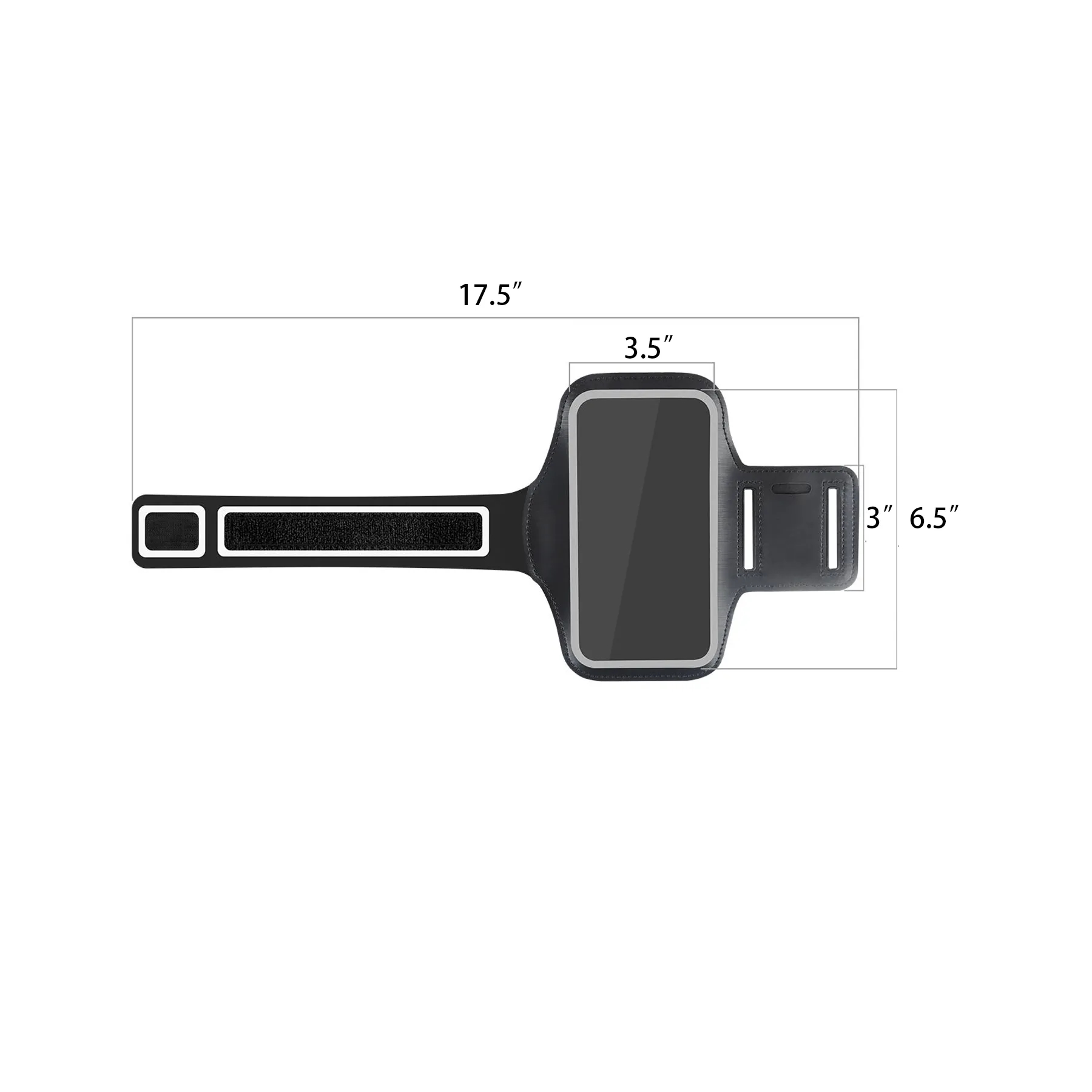 Reflective Phone Arm Band Holder For Running And Biking - Image 2