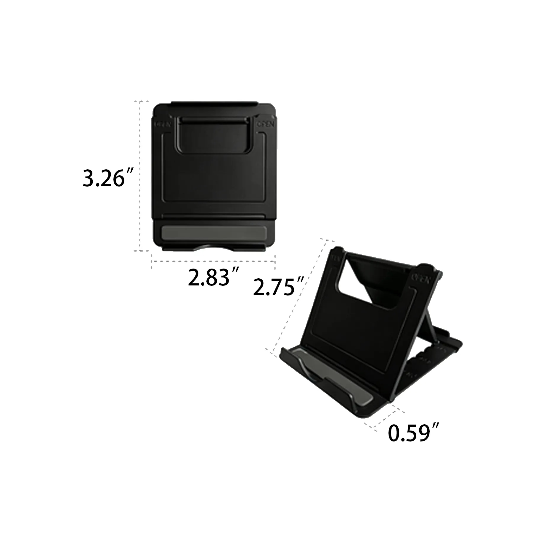 Foldable Adjustable Desktop Phone Stand For Work Desks - Image 2