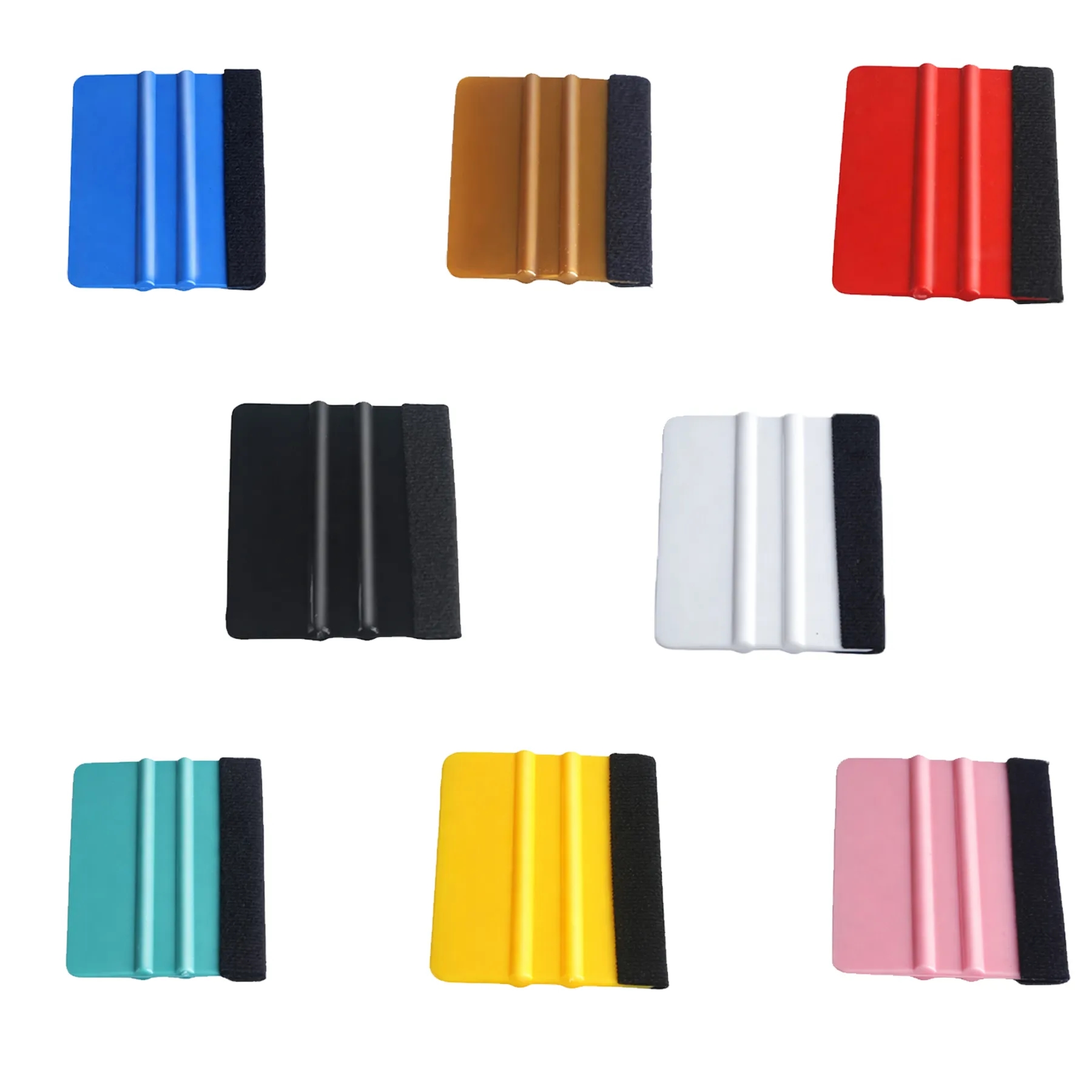 Plastic Felt Edge Squeegee For Vinyl And Glass Work - Image 3