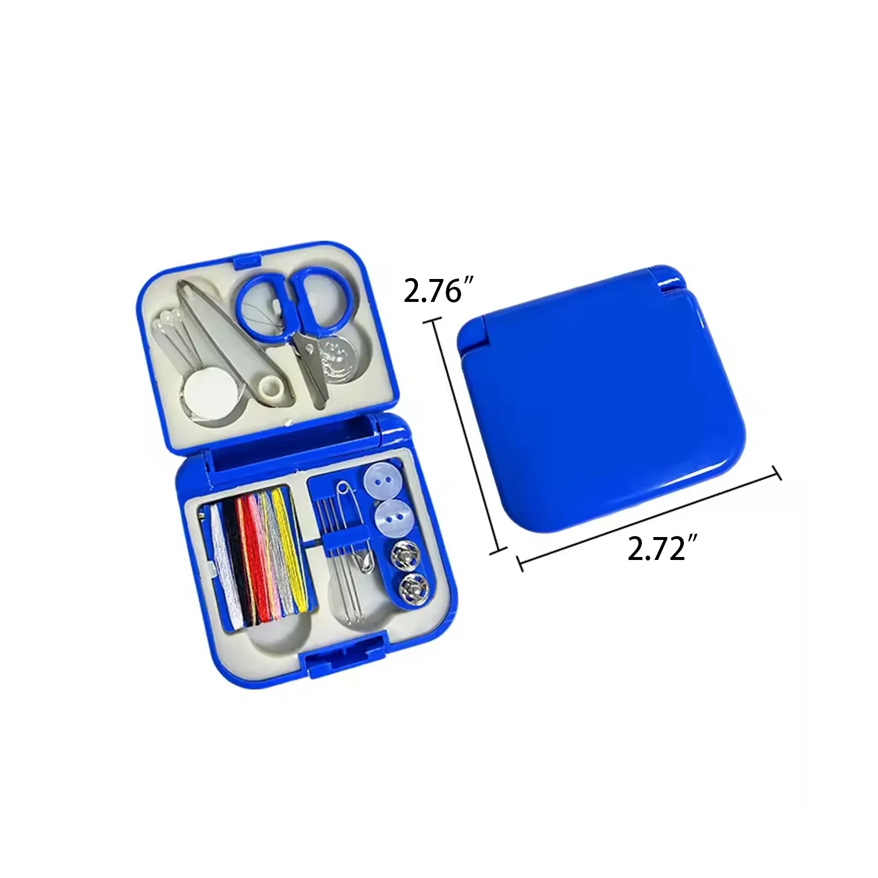 Compact Travel Sewing Kit With Threads And Needles - Image 2