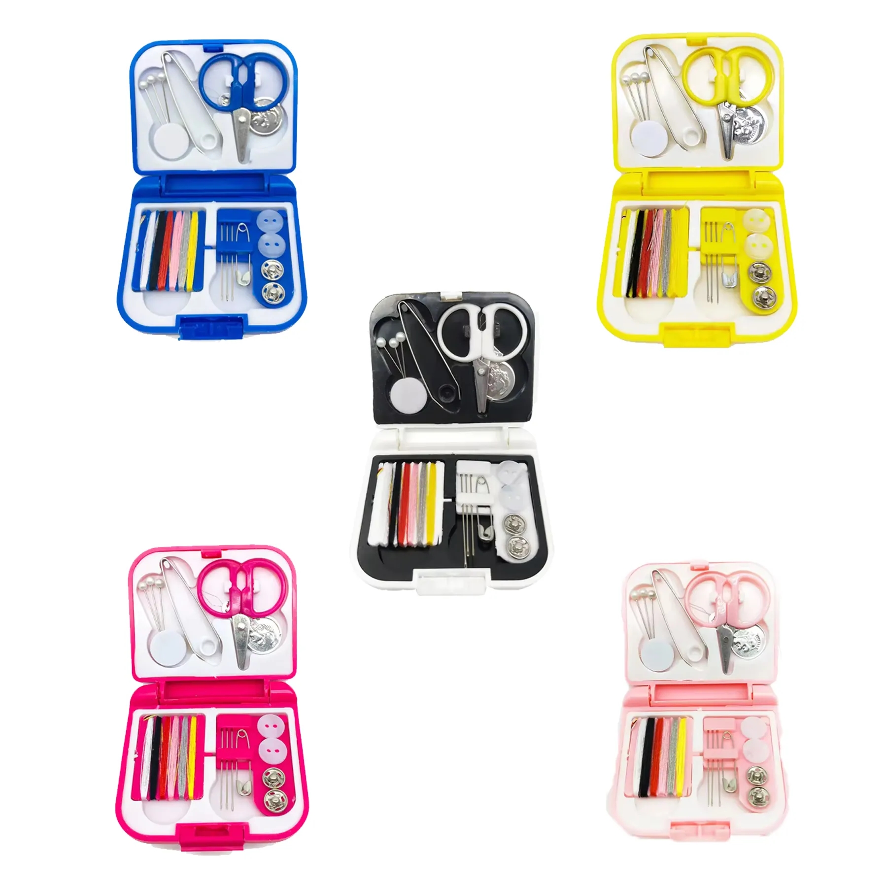 Compact Travel Sewing Kit With Threads And Needles - Image 3