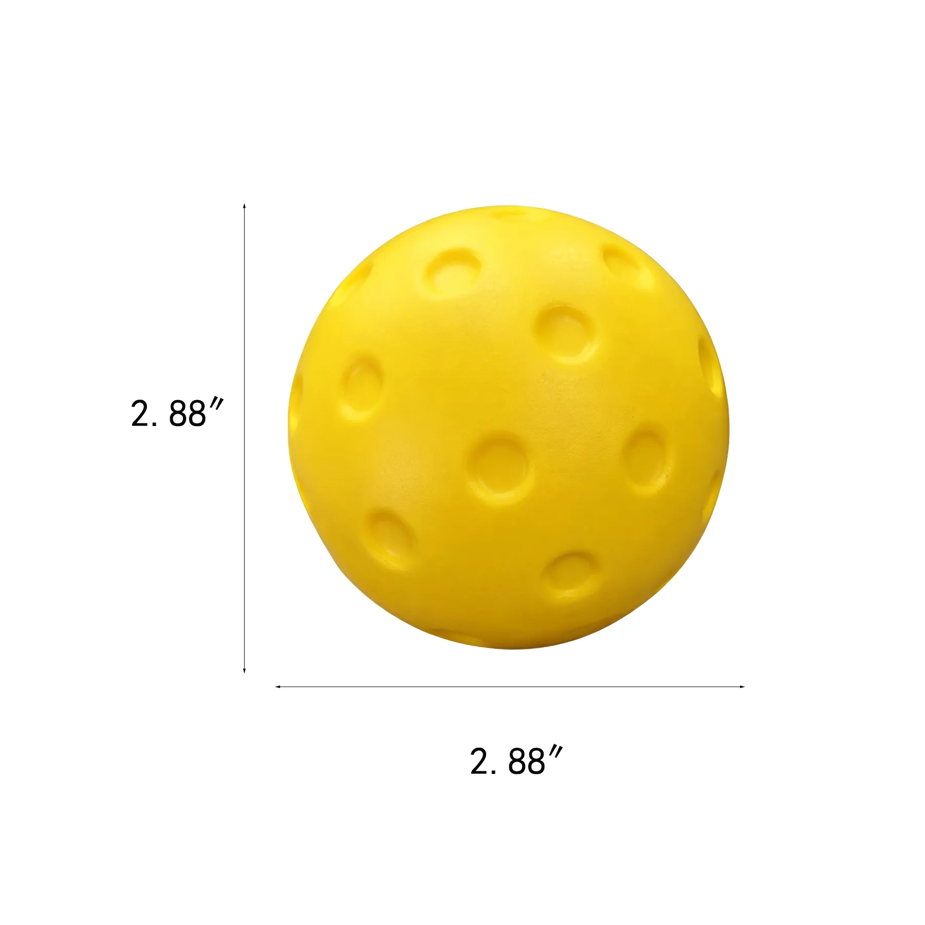 Pickleball PU Foam Stress Reliever Ball For Sports Events - Image 2