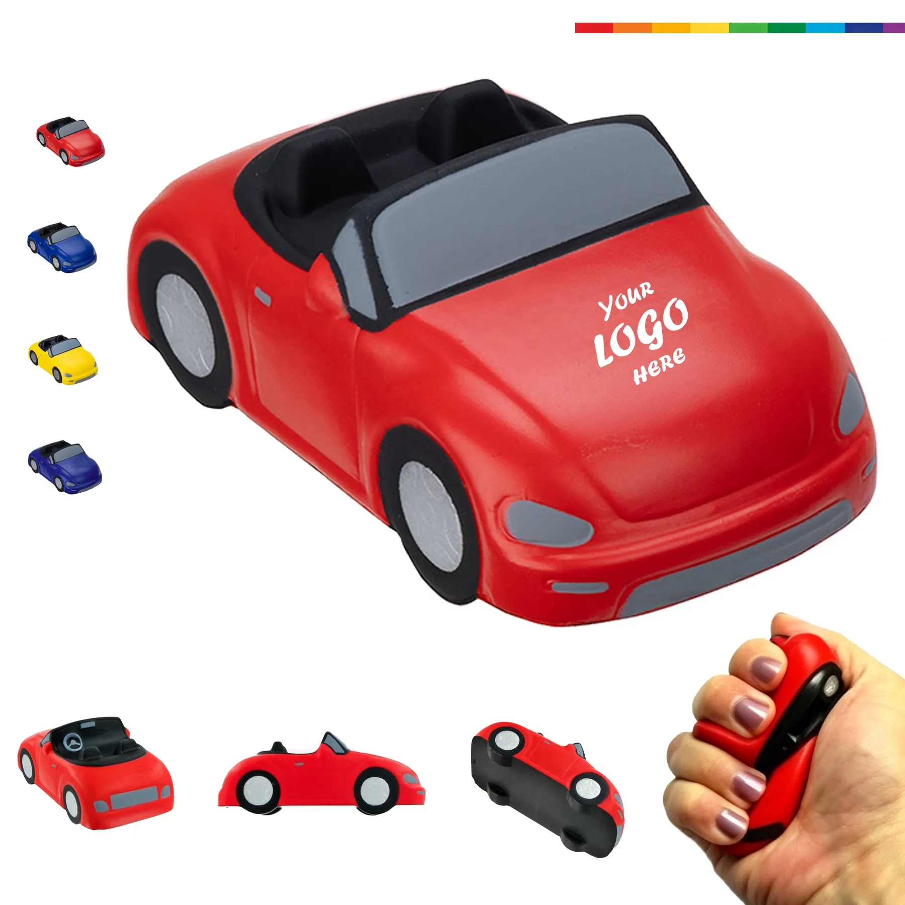 Convertible Car PU Foam Stress Reliever For Dealerships